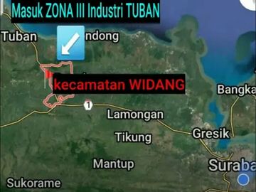 Dijual Tanah Insutri  Widang Tuban Di Jawa Timur