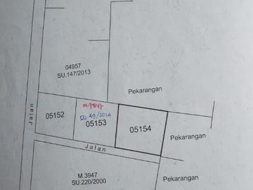 tanah pekarangan di babadan dekat jalan kaliurang km 12,5