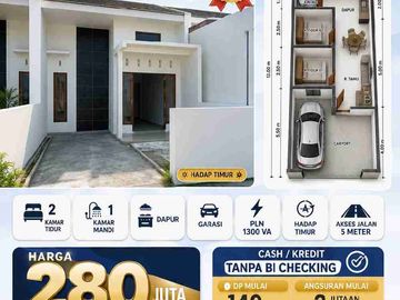 Rumah Baru Murah on Progress di Desa Pekarungan, Sukodono, Sda