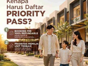 Harga Perdana Rumah Baru Cluster Cresta Harapan Indah 2 lantai bisa KPR