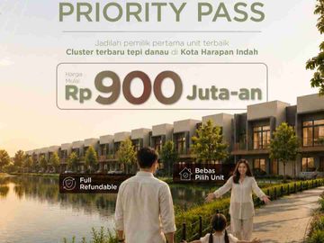 Harga Perdana Rumah Baru Cluster Cresta Harapan Indah 2 lantai bisa KPR