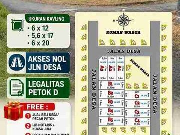 Sisa 9 Unit Tanah Kavling Pekarangan Murah siap Bangun di Candi, Sda