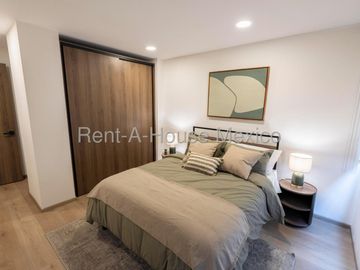 Departamento en renta con muebles, 71m2, 2 recamaras, 2 baños, San Rafael, Cuauhtemoc, Ciudad de México