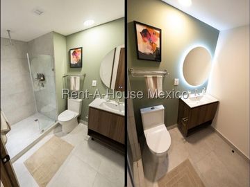 Departamento en renta con muebles, 71m2, 2 recamaras, 2 baños, San Rafael, Cuauhtemoc, Ciudad de México