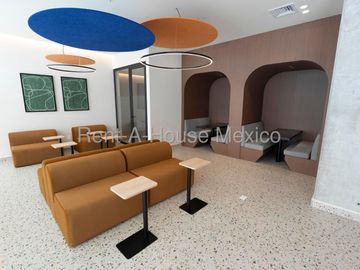 Departamento en renta con muebles, 71m2, 2 recamaras, 2 baños, San Rafael, Cuauhtemoc, Ciudad de México
