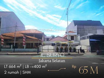 DIJUAL RUMAH PINGGIR JALAN RAYA SURYA KEBAYORAN BARU SUPER STRATEGIS COCOK UNTUK USAHA,KOMERSIL
