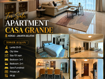 Casa Grande Kokas Avalon 3+1 Kamar Jaksel