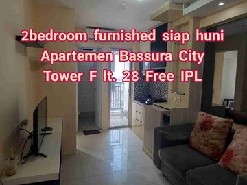Disewakan Apartemen Siap Huni tipe 2bedroom furnished free IPL Tower Flamboyan Lt. 28