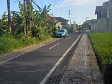 DIJUAL LAHAN KOMERSIL 931M2 HOOK JALAN | 3 MENIT ATLAS BEACH CLUB CANGGU