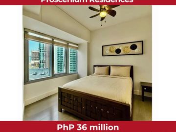 FOR SALE | PROSCENIUM RESIDENCES | FULLY FURNISHED 2-BR WITH PARKING | PhP 36M