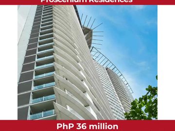 FOR SALE | PROSCENIUM RESIDENCES | FULLY FURNISHED 2-BR WITH PARKING | PhP 36M