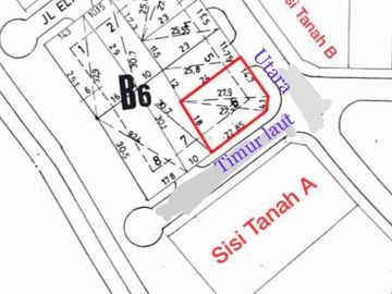 Dijual Tanah Hoek Mandara Elang Laut Pik