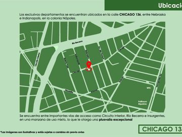 DEPARTAMENTO TIPO P.H EN LA COLONIA NÁPOLES, BENITO JUÁREZ, CDMX.