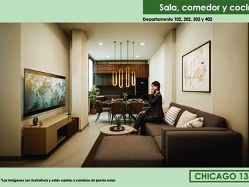DEPARTAMENTO TIPO P.H EN LA COLONIA NÁPOLES, BENITO JUÁREZ, CDMX.