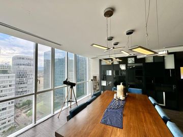 Penthouse de 400 m2 en renta, amueblado, Nuevo Polanco, Carso