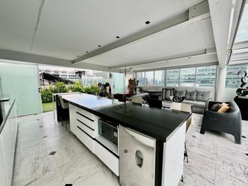 Penthouse de 400 m2 en renta, amueblado, Nuevo Polanco, Carso