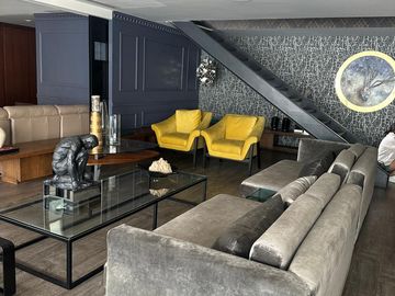 Penthouse de 400 m2 en renta, amueblado, Nuevo Polanco, Carso