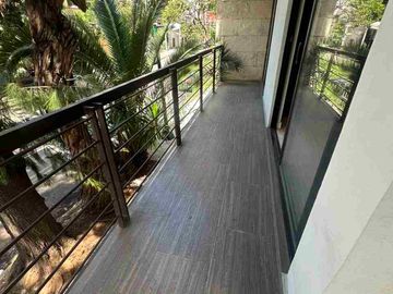 Rento Departamento con terraza y 3 balcones Narvarte, cdmx