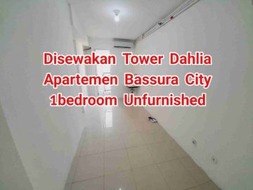 Disewakan Apartemen Siap Huni tipe 1bedroom un furnished tower dahlia free IPL Bassura City