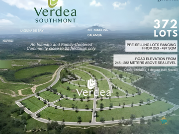 Low Density Exclusive Verdea Southmont Premium Rare Residential Lots for Sale in Silang Cavite by Ayala Alveo Land near Nuvali, Tagaytay Slex & Calax