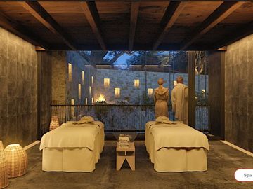 Estudio amueblado con historial de rentas vacacionales, spa, rooftop con alberca infinity, Art walk, cine al aire libre, en avenida Cobá, Tulum en ven