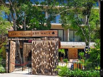 Estudio amueblado con historial de rentas vacacionales, spa, rooftop con alberca infinity, Art walk, cine al aire libre, en avenida Cobá, Tulum en ven