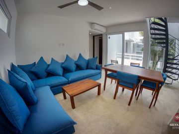Penthouse con terraza privada, jacuzzi en rooftop, en residencial privado, venta