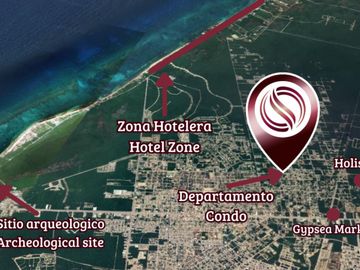 Departamento con jacuzzi y jardin privado, en venta Cacao Tulum en La Veleta