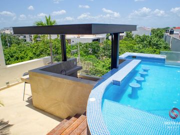 Departamento con jacuzzi y jardin privado, en venta Cacao Tulum en La Veleta