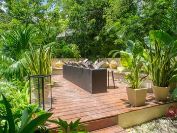 Departamento con jacuzzi y jardin privado, en venta Cacao Tulum en La Veleta