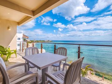 Penthouse frente al mar en venta, roof garden,  Akumal, Quintana Roo