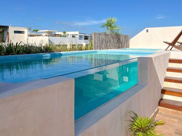 Penthouse con alberca privada, en venta, Aldea Zamá, Tulum.