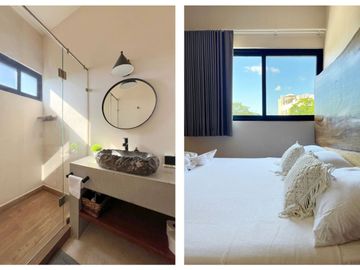 Penthouse con alberca privada, en venta, Aldea Zamá, Tulum.