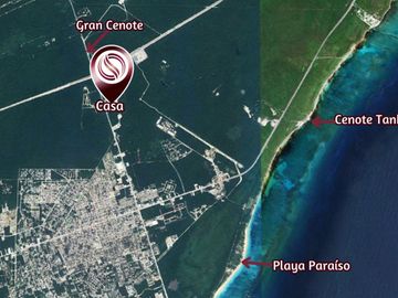 Casa con alberca privada en venta, Avenida Coba, Tulum.