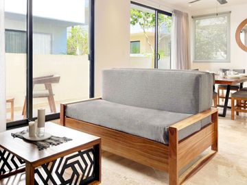 Departamento con piscina Infinity en venta, Aldea Zamá, Tulum