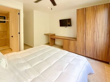 Departamento con piscina Infinity en venta, Aldea Zamá, Tulum