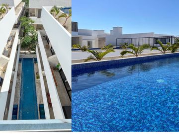Departamento con piscina Infinity en venta, Aldea Zamá, Tulum