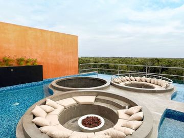 Departamento de lujo, piscina privada en venta, Tulum 101, Tulum