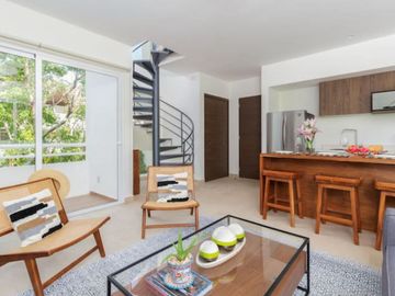 Penthouse amueblado con rooftop privado, en venta, Aldea Zama, Tulum