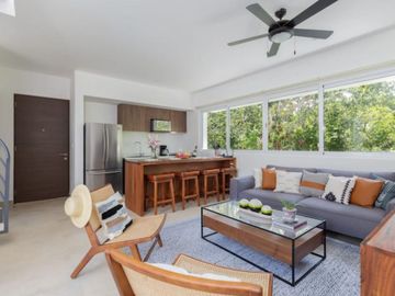 Penthouse amueblado con rooftop privado, en venta, Aldea Zama, Tulum
