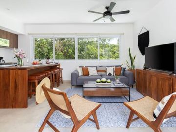 Penthouse amueblado con rooftop privado, en venta, Aldea Zama, Tulum