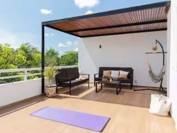 Penthouse amueblado con rooftop privado, en venta, Aldea Zama, Tulum