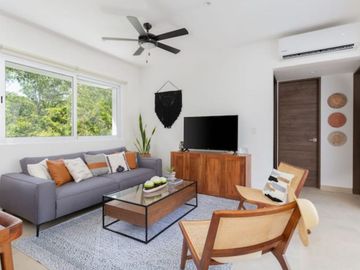 Penthouse amueblado con rooftop privado, en venta, Aldea Zama, Tulum