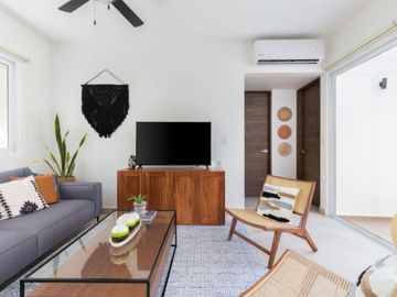 Penthouse amueblado con rooftop privado, en venta, Aldea Zama, Tulum