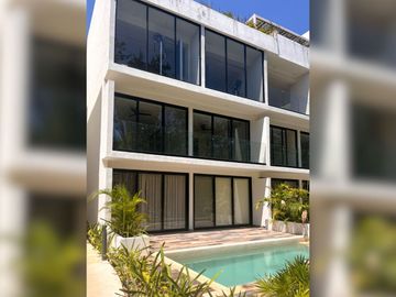 Departamento con terraza privada y jungle view, en venta, Tulum 101, Tulum