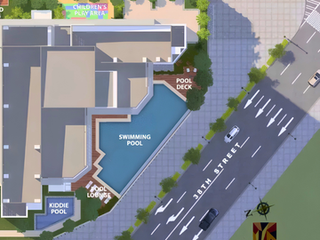 Rent to own Studio unit for sale in Uptown Arts Residence BGC for Sale by Megaworld with Community near Mitsukoshi HighStreet Uptown Mall & Parade