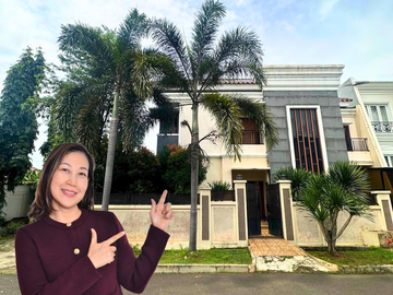 Dijual Rumah 2 Lantai Modern Komplek Billymoon Pondok Kelapa, Jakarta Timur  Posisi Hoek, 2 muka.