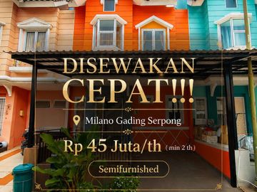 Sewa rumah cakep di Milano Village Gading Serpong