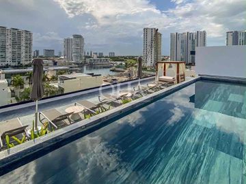 Se renta departamento en Al Mare Puerto Cancún