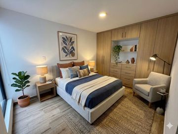 Departamento con 1 recámara en venta en Aragón la Villa